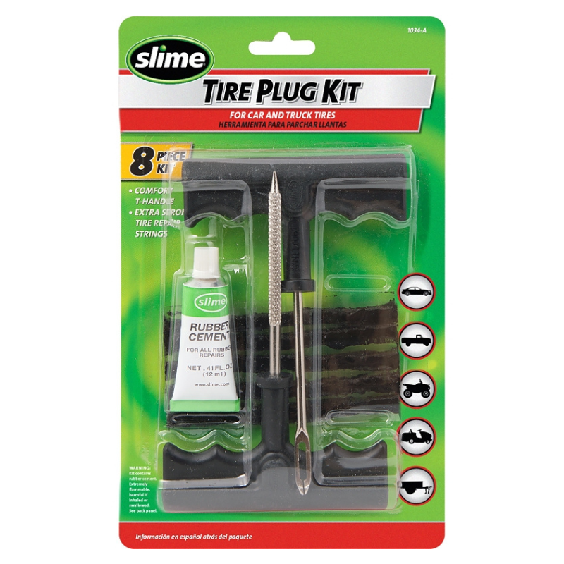 Tire Plug Kit Slime 8pc