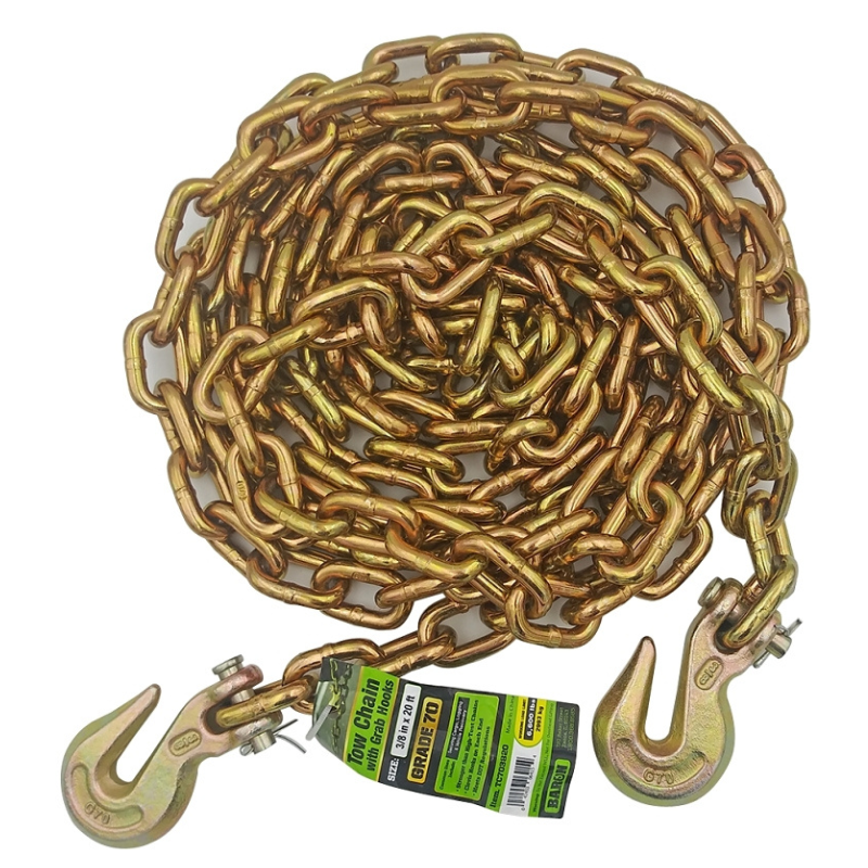 Tow Chain Baron 3/8" 20'L Gold Zinc