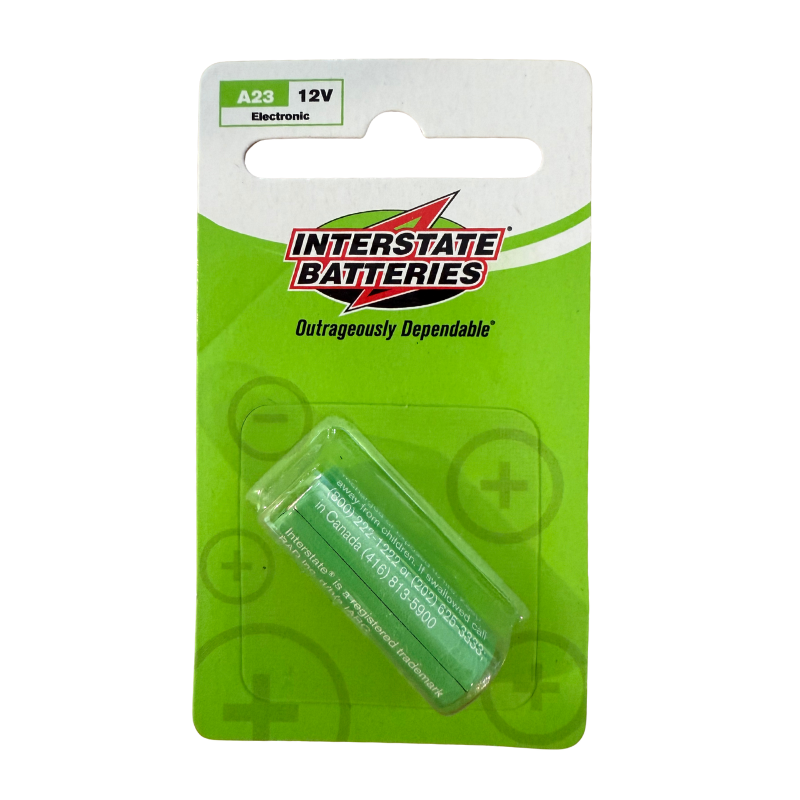 Coin Cell Battery Interstate A23 12V