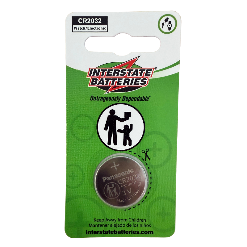 Coin Cell Battery Interstate CR2032
