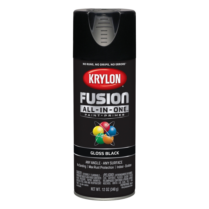 Spray Paint Krylon Gloss Black 12oz Can