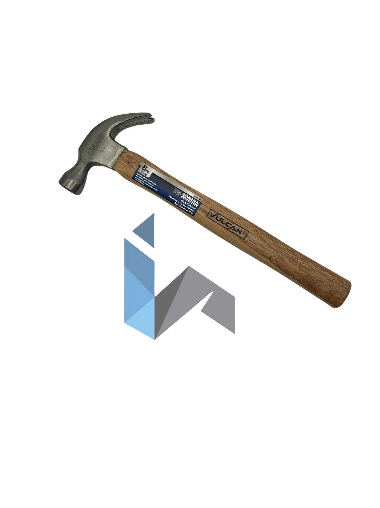 Hammer Vulcan 8 oz Curved Claw Head Wood Handle