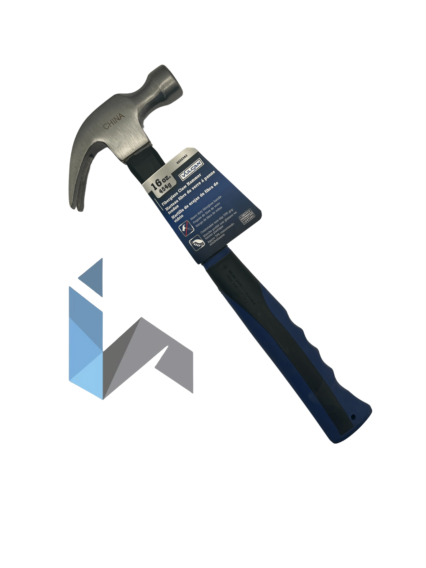 Hammer Vulcan 16 oz Curved Claw Fiberglass Handle