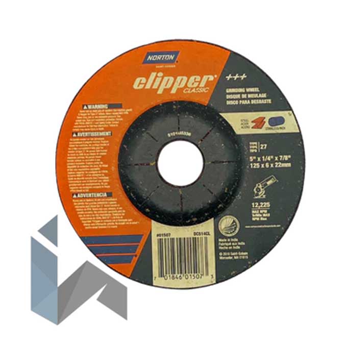 Wheel Norton Grinding 5" x 1/4" x 7/8"