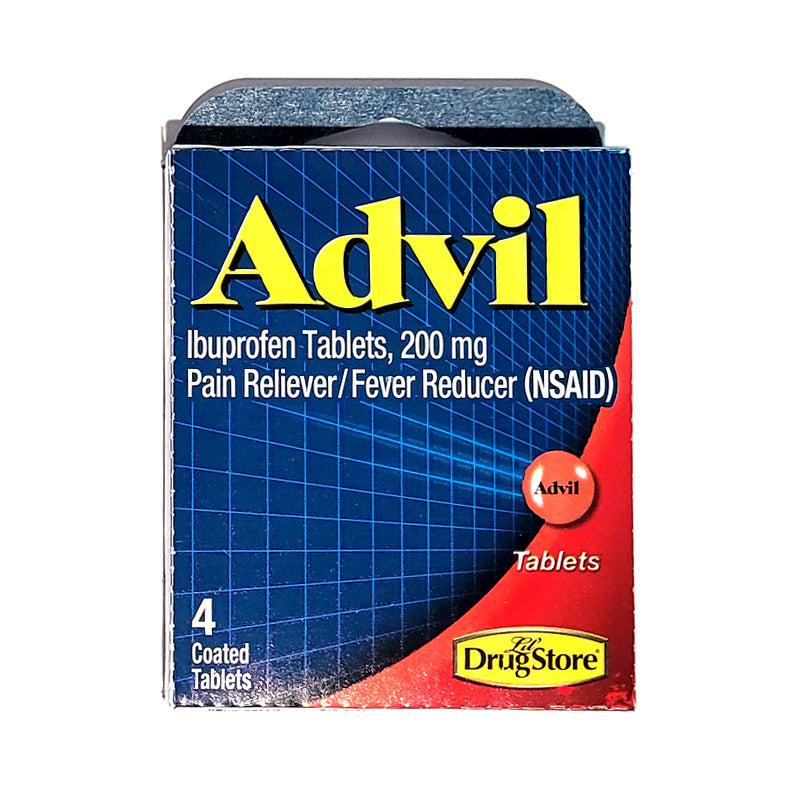 Advil Drug Store 200mcg 4 Tab