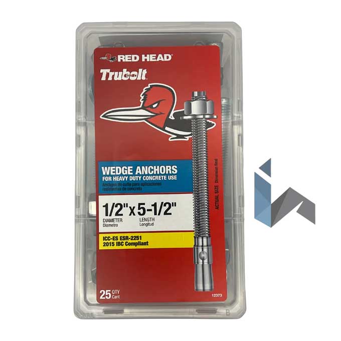 Anchor Red Head Concrete Wedge 1/2" x 5 1/2"