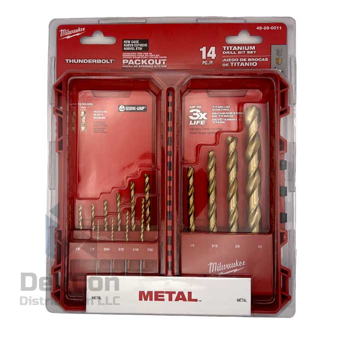 Drill Bit Milwaukee Steel 14 Piece Set 48-89-0011