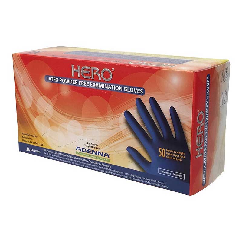 Guantes Hero Latex 14mm - Extragrande (50/caja)