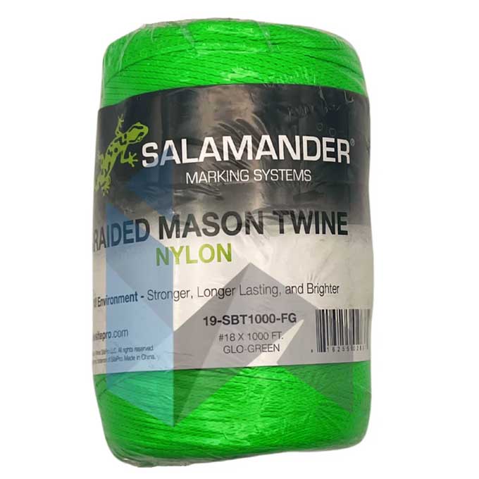 Twine Salamander Braided Glow Green 1000'