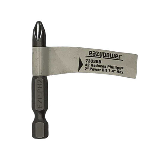 Broca de inserción Eazypower n.° 2 con accionamiento hexagonal y vástago de 1/4"