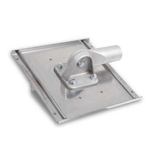 Ranuradora Chicago de acero inoxidable de 10" x 10" - 1/2R, 3/4D