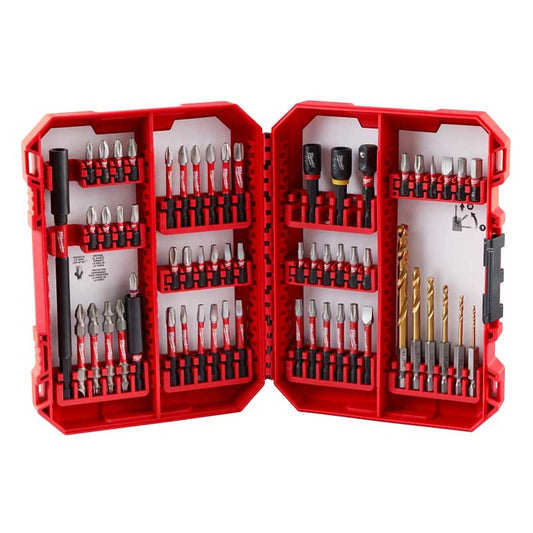 Milwaukee SHOCKWAVE Impact Duty Series 48-32-4097 Drill-Drive Set, 60-Piece, All-Purpose, Alloy Steel