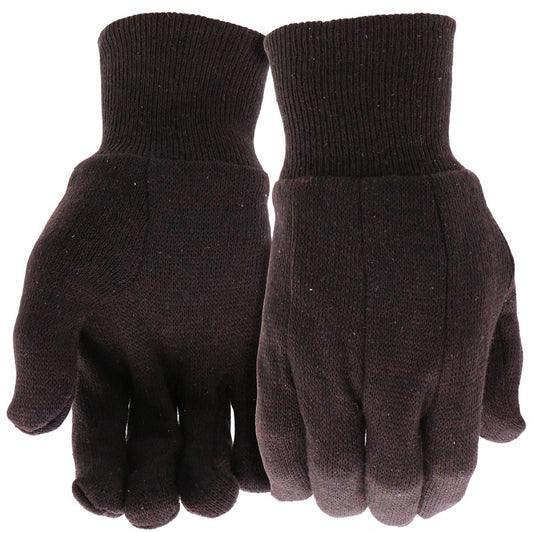 Guantes Boss Jersey Marrón Pequeño Con Puño