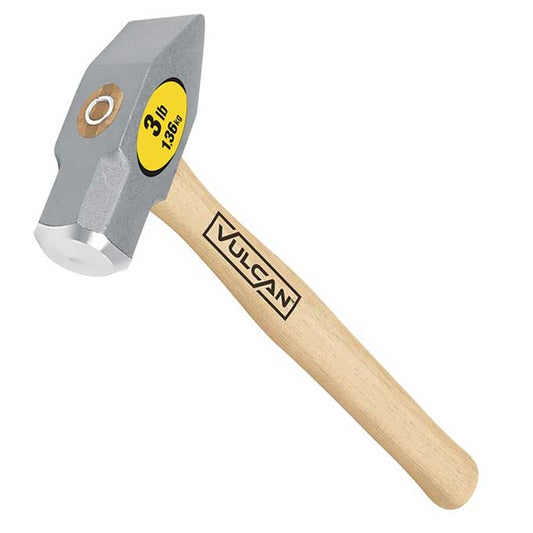 Martillo Vulcan Cross Pein de 3 lb con cabeza y mango de madera