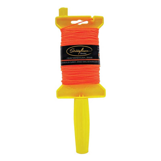 Línea de carrete Stringliner 500 pies naranja trenzado