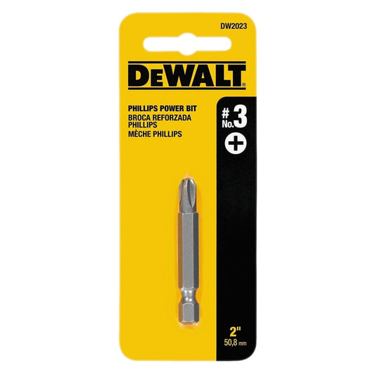 Drill Bit Dewalt Power Bit Phillips Drive #3 2"