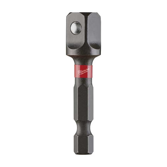 Milwaukee 48-32-5031 Socket Adapter, 3/8 in Drive, Hex, Square Drive, Steel