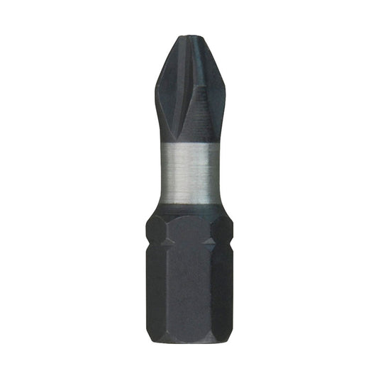 Milwaukee 48-32-5003 Insert Bit, #2 Drive, Phillips Drive, 1/4 in Shank, Hex Shank, 1 in L, Steel