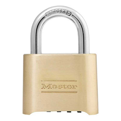 Candado Master Lock 175D, arco de 5/16 de ancho, llave de latón de 1" de alto