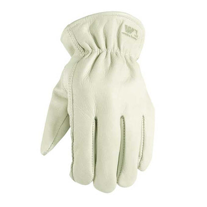 Gloves Well Lamont Cowhide White Men's XL Elastic Cuff (Discontinued)