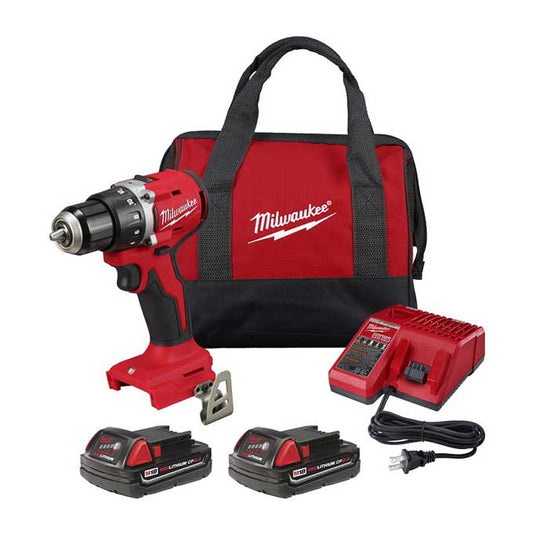 Drill Driver Bit Milwaukee Kit 18V 1/2" Chuck