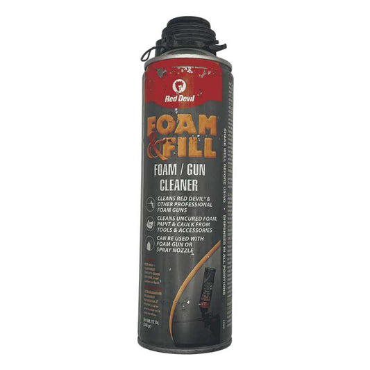 Polyurethane Foam Gun Cleaner Red Devil 12 oz