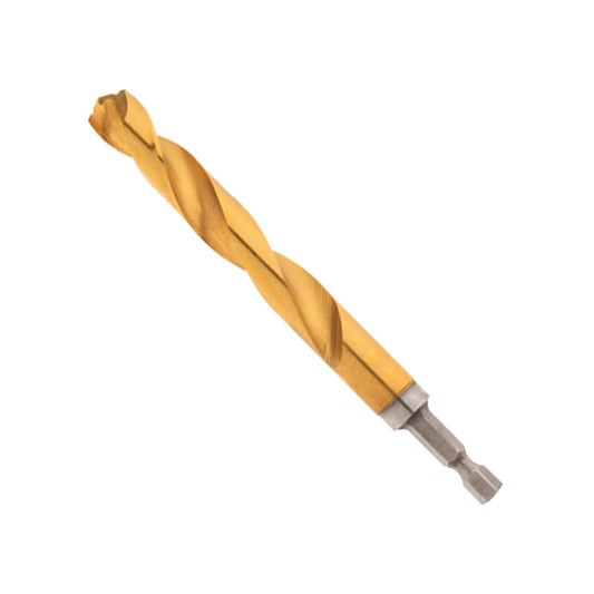Milwaukee 48-89-4629 Impact Drill Bit, 1/2 in Dia, 5.12 in OAL, Twist Flute, 1/4 in Dia Shank, Hex Shank