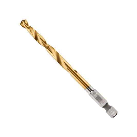 Milwaukee 48-89-4612 Impact Drill Bit, 15/64 in Dia, 4.13 in OAL, Twist Flute, 1/4 in Dia Shank, Hex Shank