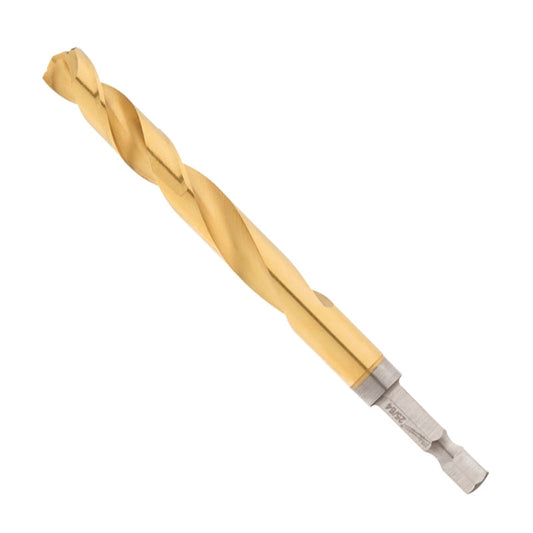 Milwaukee 48-89-4622 Impact Drill Bit, 25/64 in Dia, 4.72 in OAL, Twist Flute, 1/4 in Dia Shank, Hex Shank
