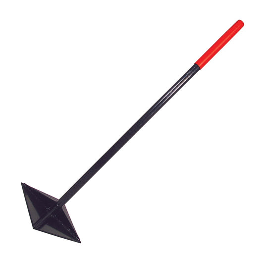 Tamper Razor-Back  10"x10"Head Steel Handle 45"L