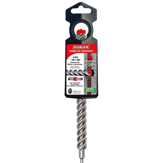 Broca para martillo Diablo RD 1/2" x 6" x 8"