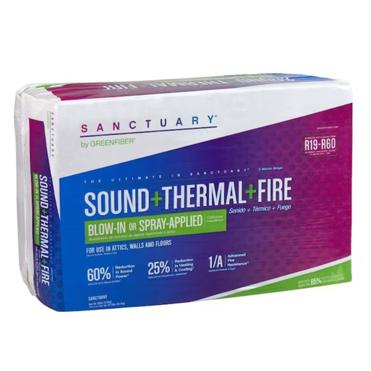 Sanctuary Cellulose Insulation 25LB. Bag All Borate 44.2SF R19