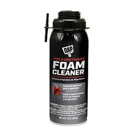 Foam Cleaner Dap Clear Solvent 12oz Can