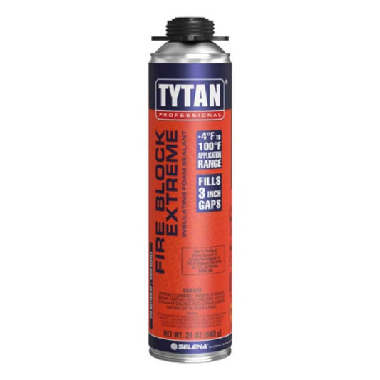 Extreme Fireblock Gun Foam Tytan Professional 24 oz can 88036