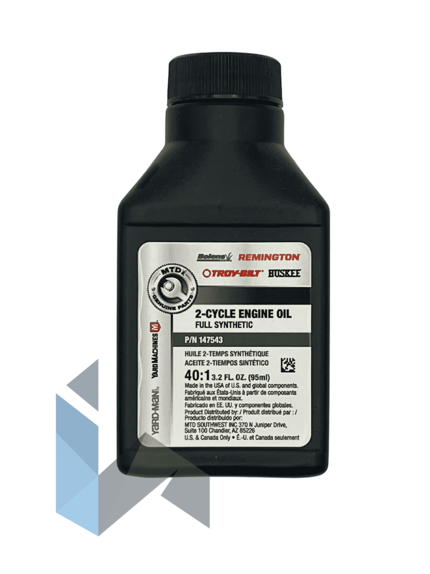 Oil MTD 2 Cycle Engine Oil 3.2 oz