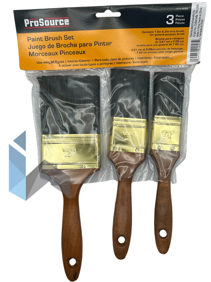 Pincel ProSource para pintar con virutas, mango de agarre liso