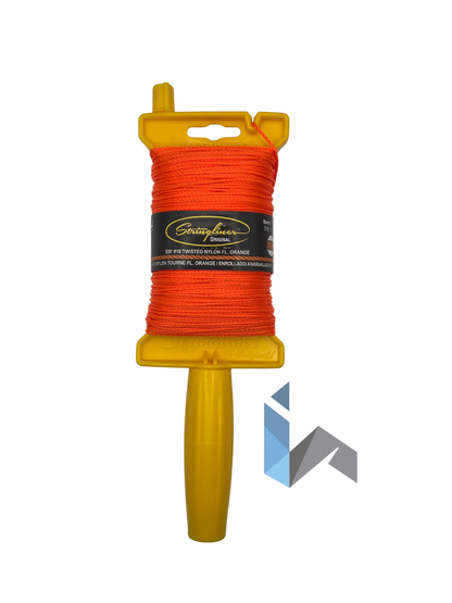 Línea de carrete Stringliner 500 pies naranja trenzado