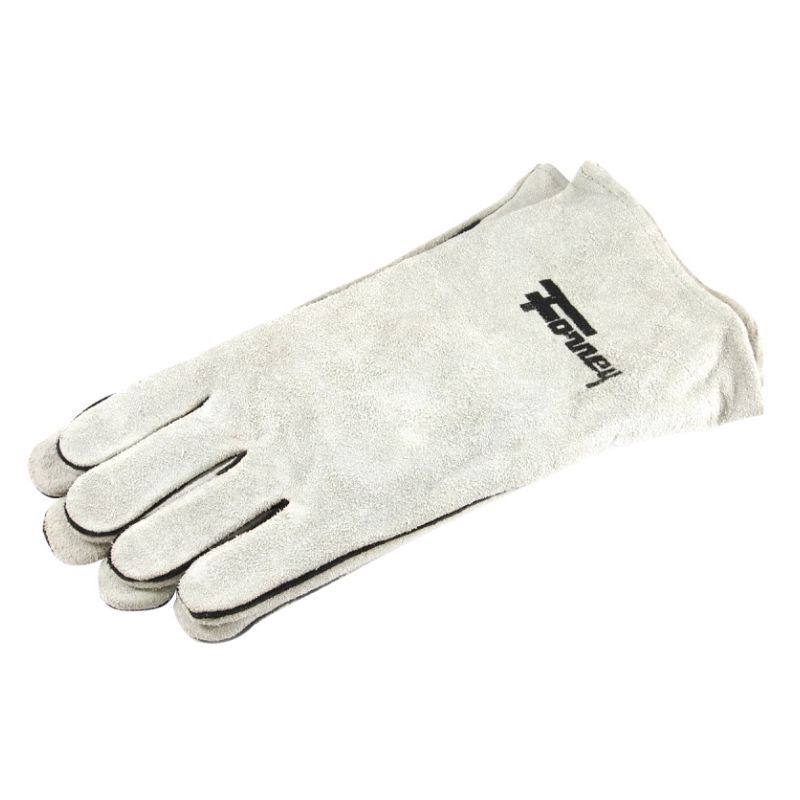 Welding Gloves ForneyHide Large Leather Gray