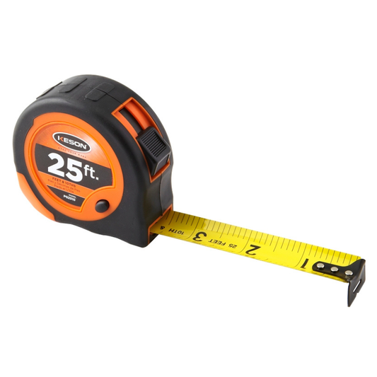 Tape Measure Keson Economy Series PG2510 25'x1" Steel Blade