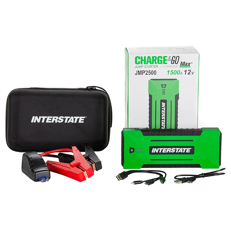 Jump Starter and Charger Interstate Batteries 12V 1500A