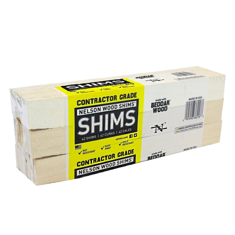 Wood Shims Contractor Grade 12"L