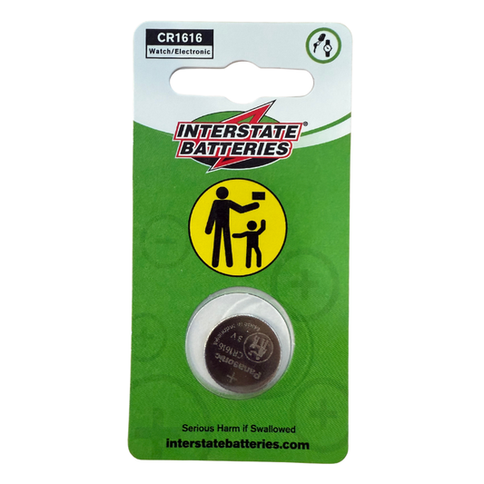 Coin Cell Battery Interstate CR1616