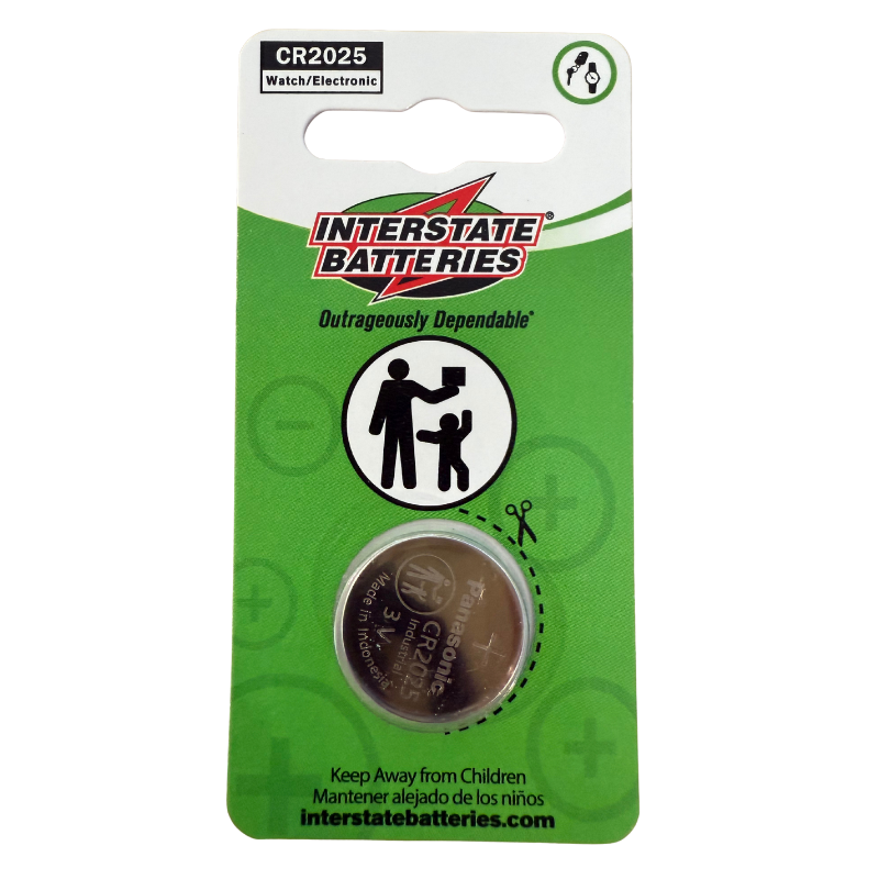 Coin Cell Battery Interstate CR2025