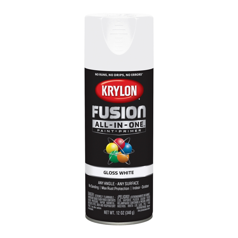 Spray Paint Krylon Gloss White 12oz Can