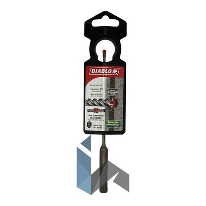 Broca para martillo Diablo RD 5/32" x 4" x 6"