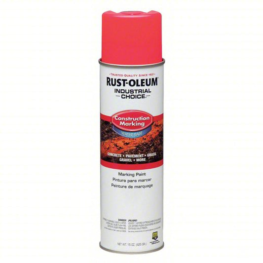 Construction Marking Paint Rust-Oleum Caution Flourescent  Pink